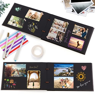 Self Adhesive Photo Album with 80 Pages for DIY Memories