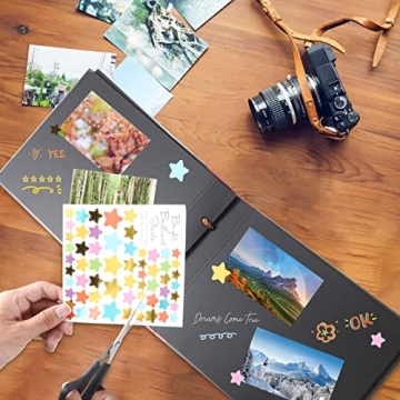 Self Adhesive Photo Album with 80 Pages for DIY Memories