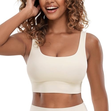 CRZ YOGA Butterluxe Women's U Back Sports Bra - Comfort & Style