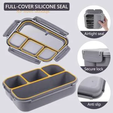 Versatile Bento Box Lunch Set for Adults and Kids