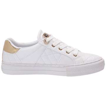 Guess Women's Loven Sneaker, White, 7