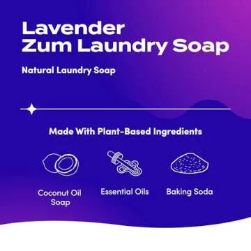 Indigo Wild Zum Clean Laundry Soap - Plant-Based Liquid Laundry Soap - Contains Baking Soda, Essenti...