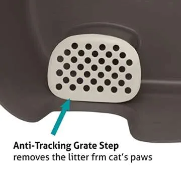 Richell PAW TRAX XL Cat Litter Box with Scoop Only for Cats