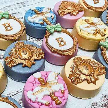 3D Sculpted Flower Silicone Mold for Cake Decoration