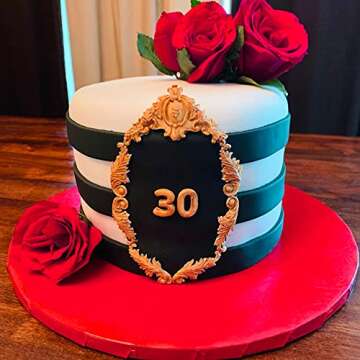 3D Sculpted Flower Silicone Mold for Cake Decoration