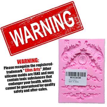 3D Sculpted Flower Silicone Mold for Cake Decoration