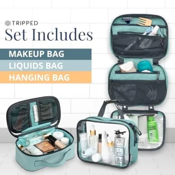 Toiletry Bag Travel Set: Functional & Stylish Organizer