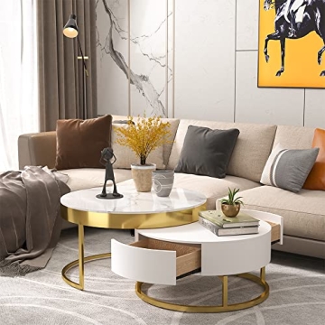 Stylish Homary Coffee Table - Lift-Top & Storage