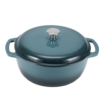Amazon Basics 6-Quart Enameled Cast Iron Dutch Oven