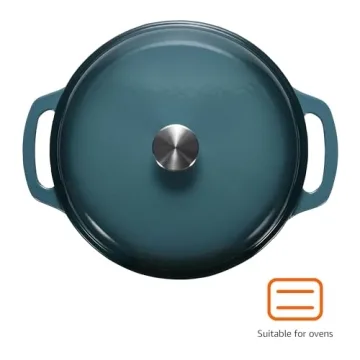 Amazon Basics 6-Quart Enameled Cast Iron Dutch Oven