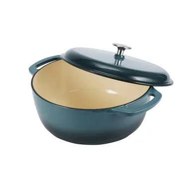 Amazon Basics 6-Quart Enameled Cast Iron Dutch Oven