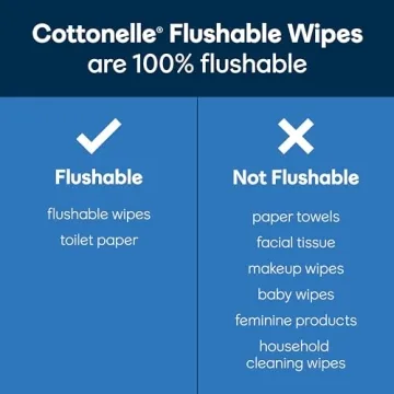 Cottonelle Flushable Wet Wipes Hypoallergenic 168 Count
