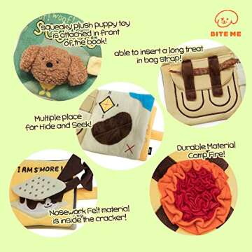 Interactive Nosework Plush Toy for Small Dogs