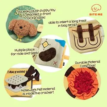 Interactive Nosework Plush Toy for Small Dogs