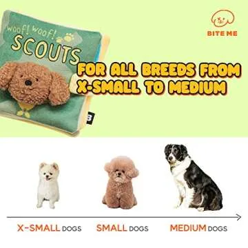 Interactive Nosework Plush Toy for Small Dogs