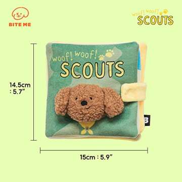 Interactive Nosework Plush Toy for Small Dogs