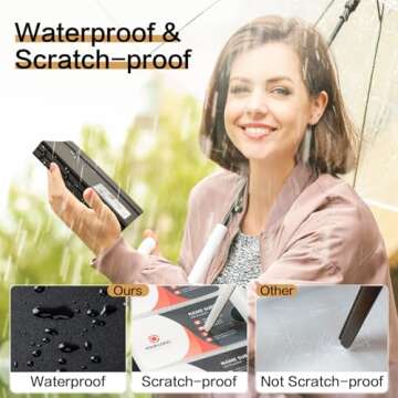 deli Business Card Book Holder, Business Card Organizer, Name Card Book Holder, Portable Office Business Card Holder, Hold 180 Cards, Black