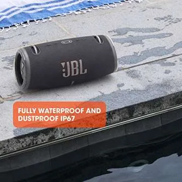 JBL Xtreme 3 - Portable Bluetooth Speaker, Powerful Sound and deep bass, IP67 Waterproof, 15 Hours of Playtime, powerbank, PartyBoost for Multi-Speaker Pairing (Camo)