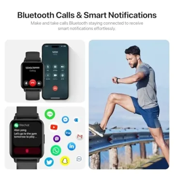 JeeJTek Smart Watch | Bluetooth Calls, Fitness Tracker & More