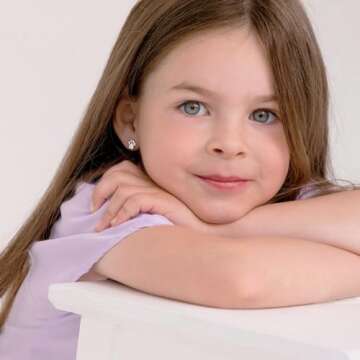 925 Sterling Silver Polished Dog Paw Screw Back Earrings For Little Girls, Preteens & Teens - A Girl...