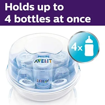 Philips AVENT Microwave Steam Sterilizer - Quick & Safe Cleaning