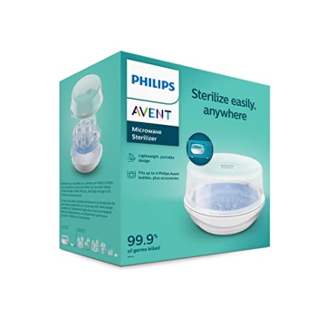 Philips AVENT Microwave Steam Sterilizer - Quick & Safe Cleaning