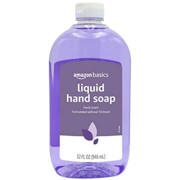Amazon Basics Original Fresh Liquid Hand Soap, 32 Fl Oz (Pack of 2) (Previously Solimo)
