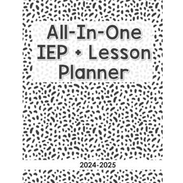 IEP Planner: The Special Educator's All-in-One IEP Lesson Planner [ Black and White ]