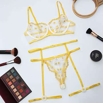 Elegant Women Lingerie Set with Garter Belts for All Occasions