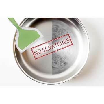 Minchsrin Silicone Spatula - Non-Stick Kitchen Turner