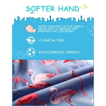 maamgic Boys Swim Trunks Toddler Swim Shorts Little Boys Bathing Suit Swimsuit Toddler Boy Swimwear,Gma-Flamingo,14 T