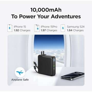 Sanag 5-in-1 FastCharge Wireless Charger Power Bank