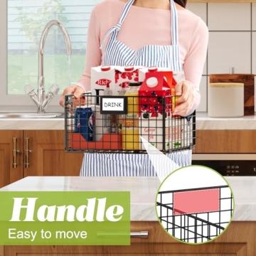 X-cosrack Extra Large Wire Basket Organizer for Home