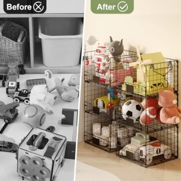 X-cosrack Extra Large Wire Basket Organizer for Home