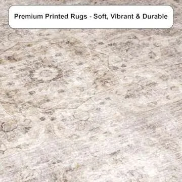 ReaLife Washable Area Rug - Eco-Friendly Boho Style