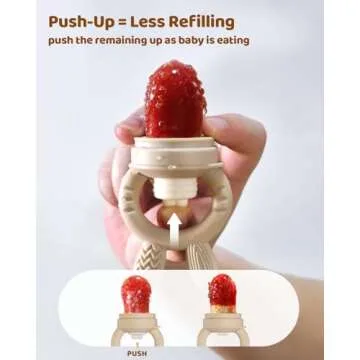 Baby Fruit Feeder & Freezer Tray Combo - Safe & Versatile