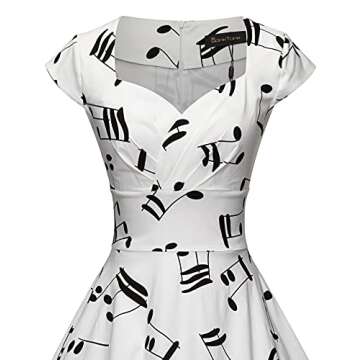 GownTown Vintage 1950s Swing Dress for Parties and Events