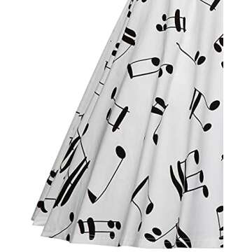 GownTown Vintage 1950s Swing Dress for Parties and Events