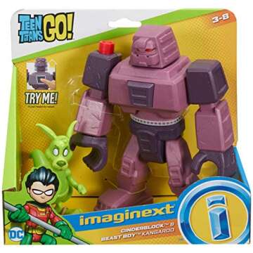 Fisher-Price Imaginext Teen Titans Go! Cinderblock & Beast Boy Set