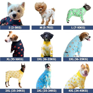 Spark Paws Ultra-Soft Dog Pajama Suit for All Breeds