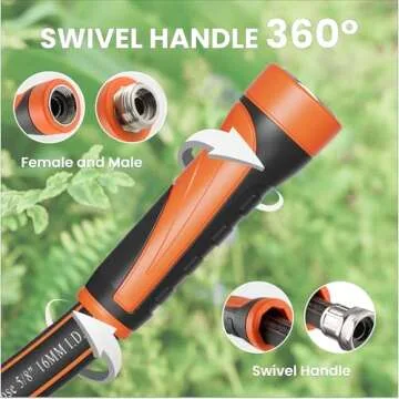 Giraffe Tools 3ft Garden Hose - Lightweight & Flexible