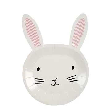 Meri Meri Bunny Plates for Kids' Parties and More