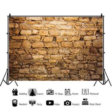 CSFOTO 8x6.5ft Western Wall Backdrop Ancient Jerusalem Backdrop Jerusalem Photo Background Israel Ba...