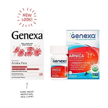 Organic Arnica Tablets Natural Pain Relief Genexa