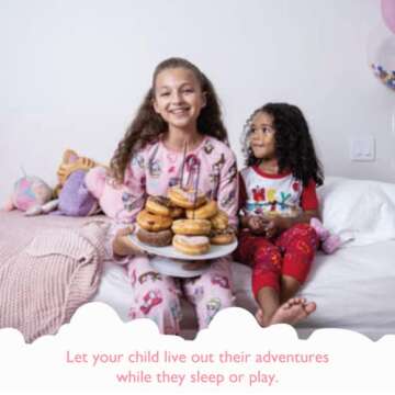 Disney Girls' Princess Fantasy Gown Nightgown - Dress Up and Sleepwear for Little Princesses