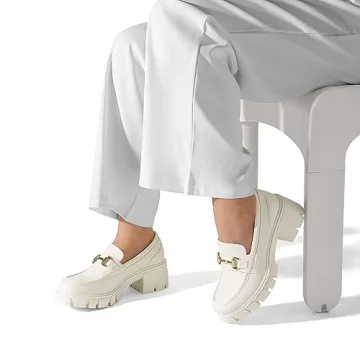 Stylish DREAM PAIRS Platform Chunky Loafers for Women