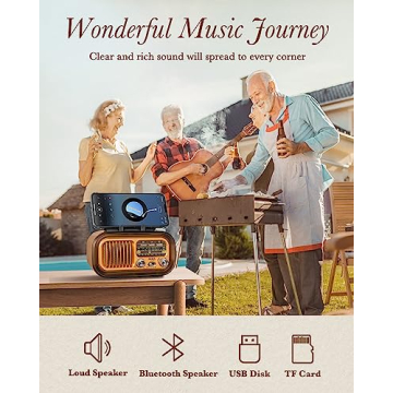 PRUNUS J-150 Retro Bluetooth Radio – Best Sound & Use