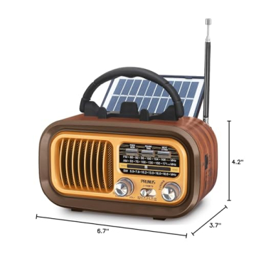 PRUNUS J-150 Retro Bluetooth Radio – Best Sound & Use
