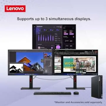 Lenovo ThinkCentre Mini Desktop, 32GB RAM, 2TB SSD