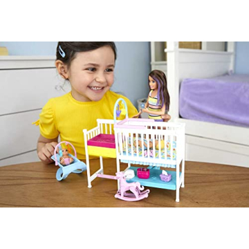 Barbie Skipper Nap 'n' Nurture Nursery Set for Kids